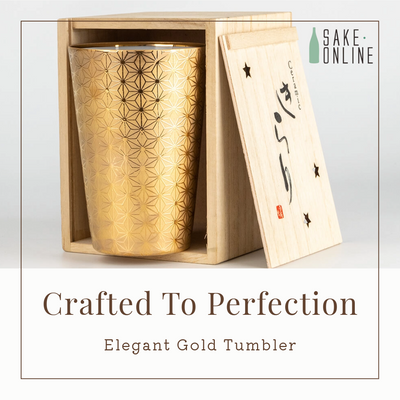 Crafted to Perfection: The Elegant Gold Tumbler