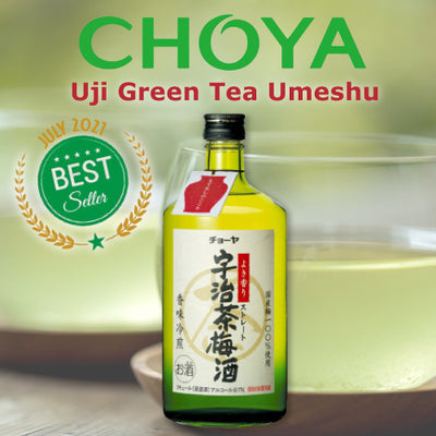 7月最畅销的清酒是Choya绿茶梅酒720ml！