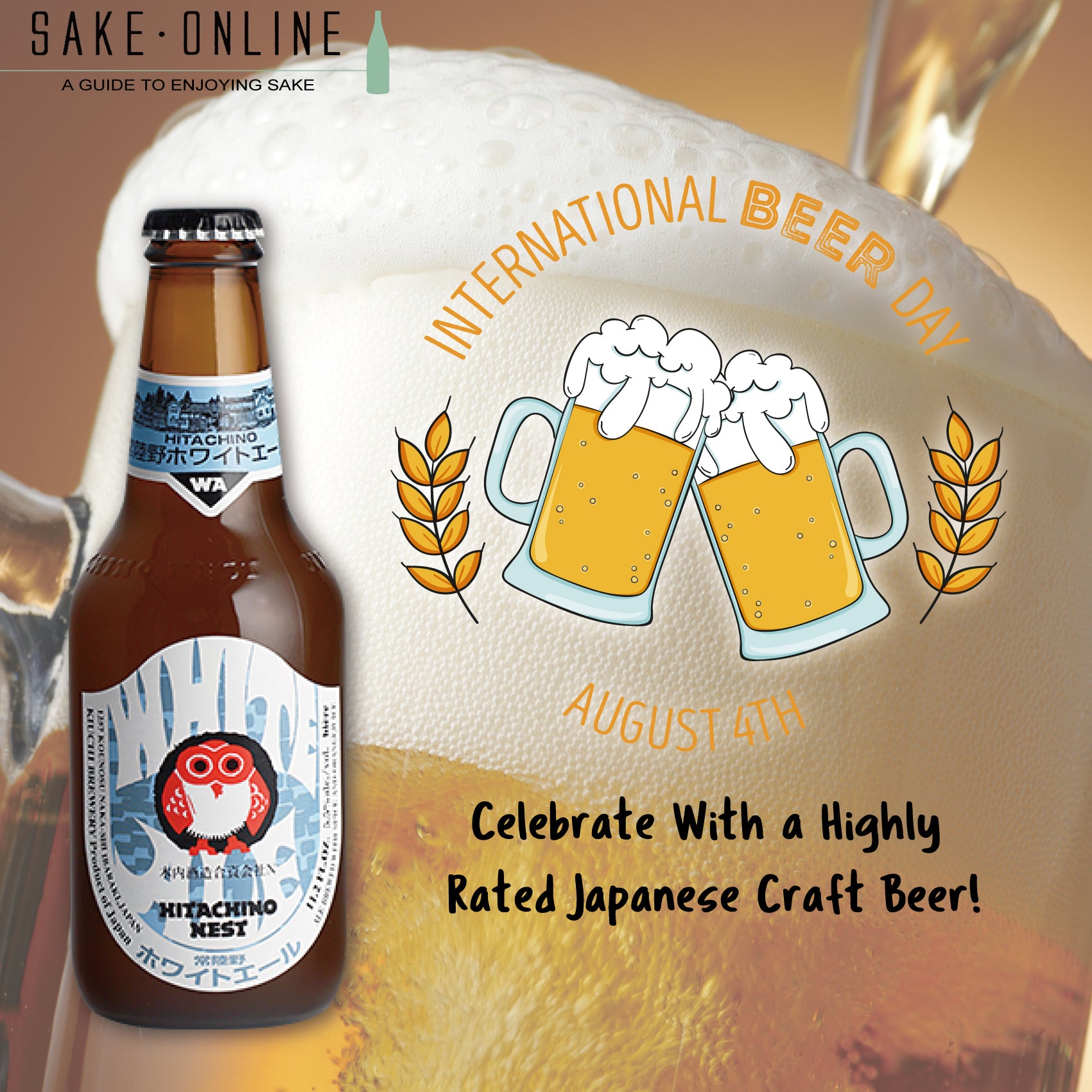 Celebrate International Beer Day on August 4th with a Twist: Japanese ...