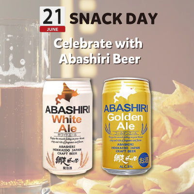 21st June is Snack Day in Japan! Celebrate with Abashiri Beer