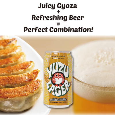 Juicy Gyoza and Beer Is the Perfect Combination!