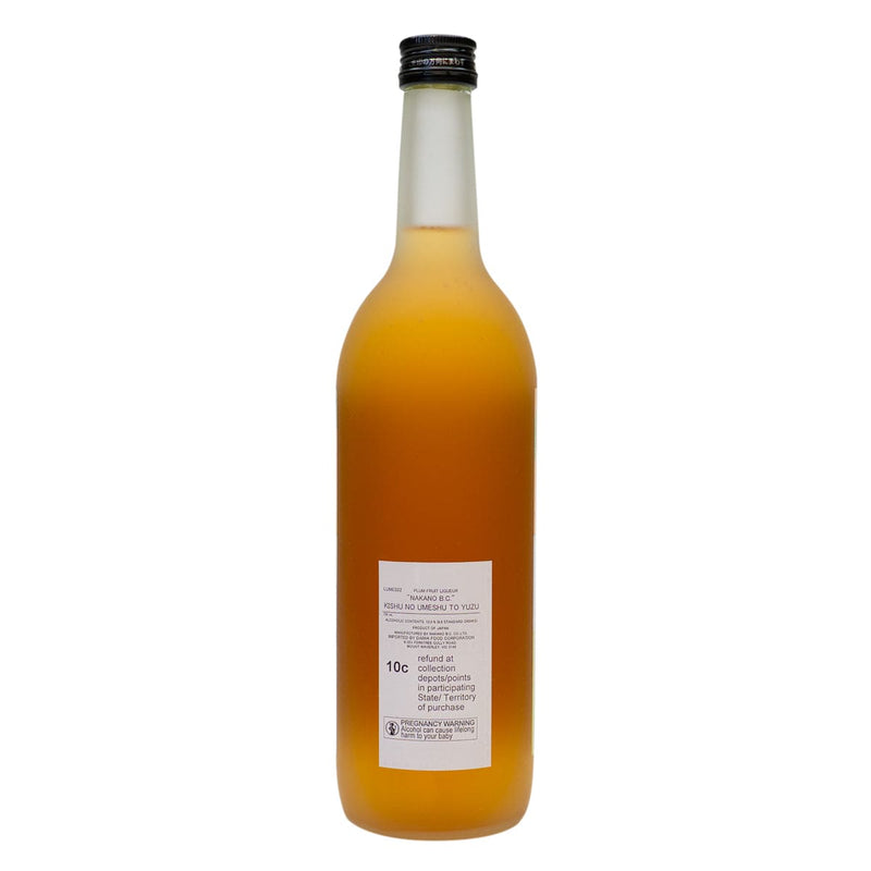 中野 BC Yuzu Umeshu 日本梅酒利口酒 720mL