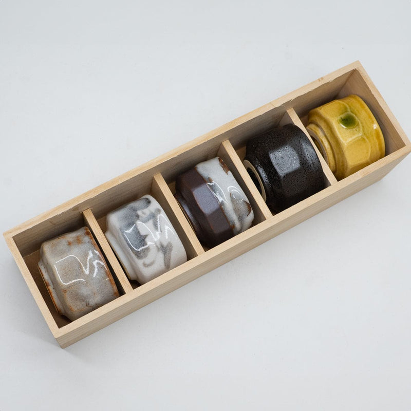 Tedukuri Gosama Guinomisen (Sake Cups) with Gift Box