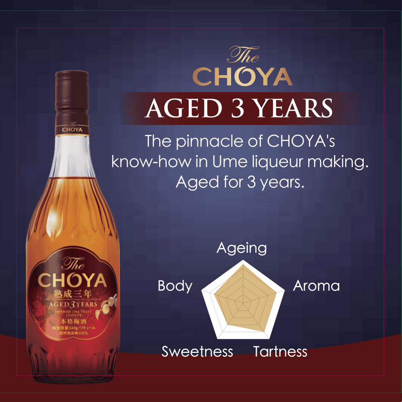 The Choya Aged 3years 720ml