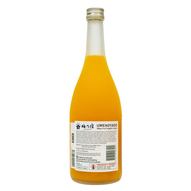 Umenoyado Aragoshi Mikan (Orange) Liqueur 720ml
