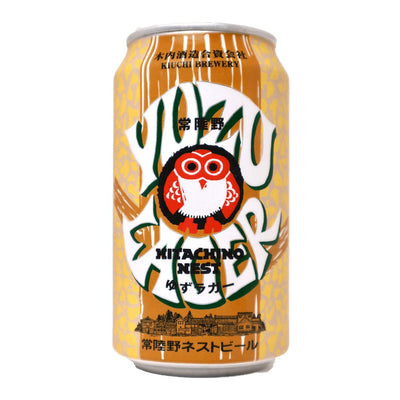 x24 Hitachino Nest Yuzu Lager Beer Can 350ml