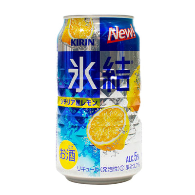 x6 KIRIN 5% Hyouketsu LEMON Chuhai 350ml