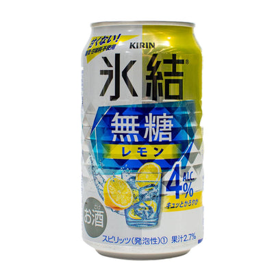 x6 KIRIN 4% Hyouketsu SUGAR-FREE LEMON Chuhai 350ml