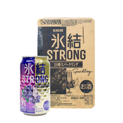 x24 KIRIN 9% Hyouketsu STRONG Kyoho Grape Sparkling Chuhai 350ml