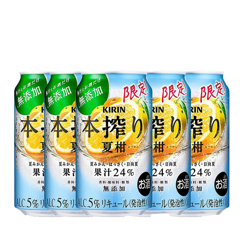 x6 KIRIN 5% Honshibori Summer edition Chuhai 350ml