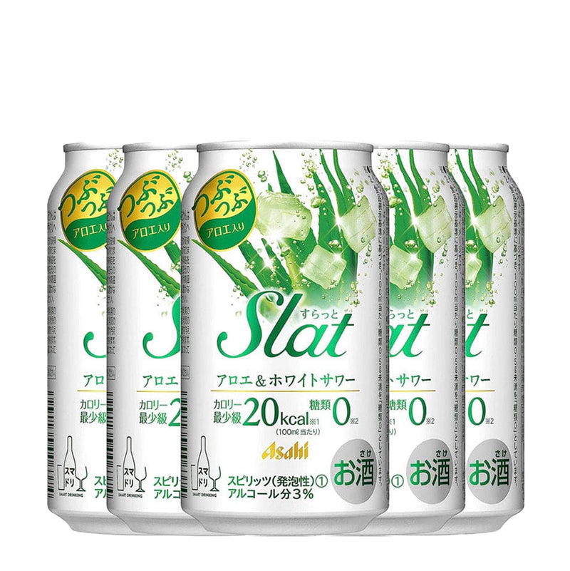 x6 ASAHI 3% Slat ALOE & WHITE SOUR Chuhai 350ml