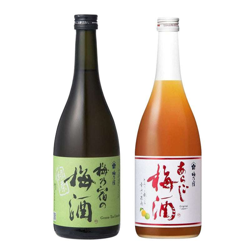 Umenoyado Green Tea Umeshu and Aragoshi Umeshu 720ml