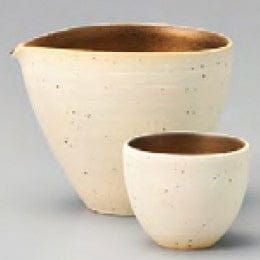Cold Sake Gold Bowl and Cup Set | PICK UP ONLY