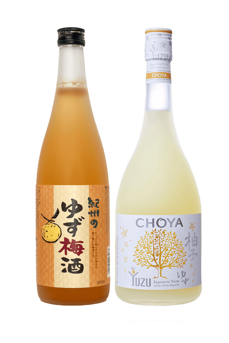 Choya Yuzu shu 750mL x Nakano BC Yuzushu Japanese Plum Wine Liqueur 720mL